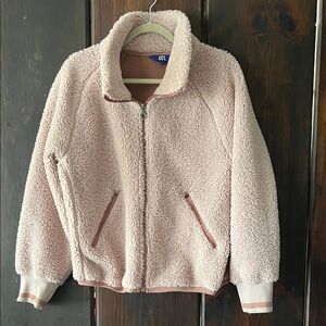 JoyLab Blush Teddy Jacket
